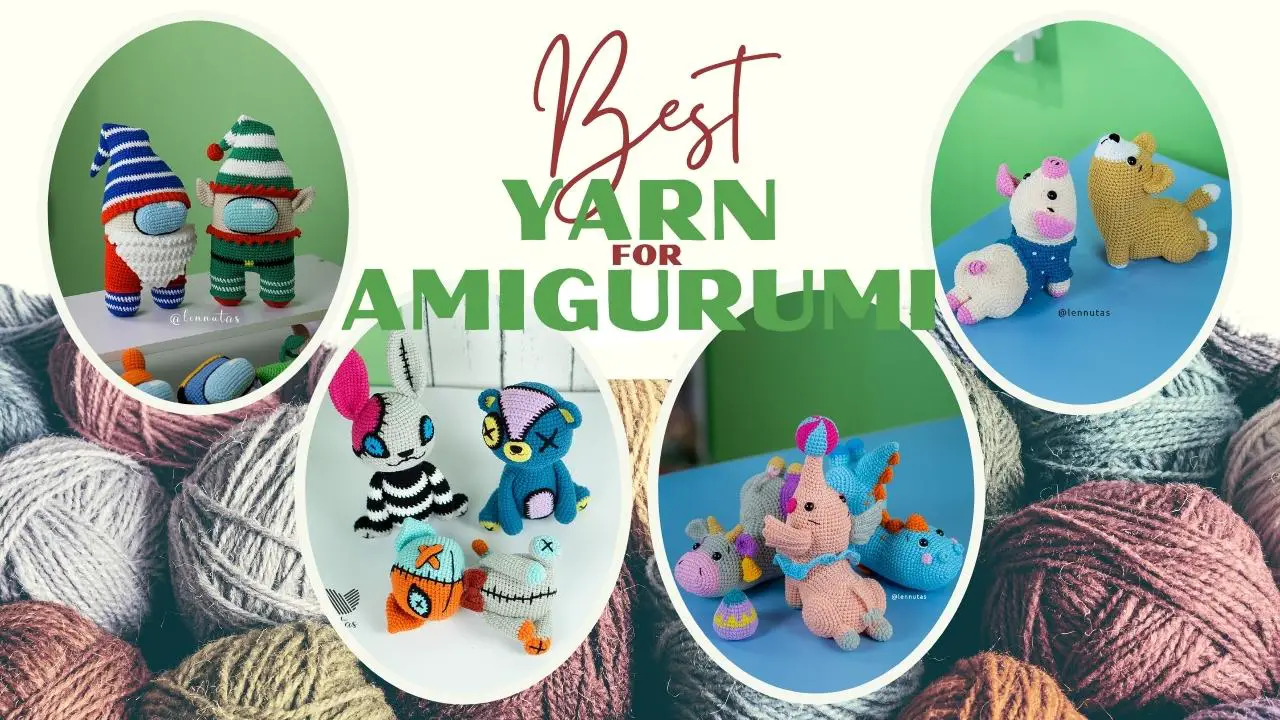 CROCHET BOX Yarn for Beginners: 3 PCS Denim Blue Yarn, Yarn for Crocheting,  4 Medium Weight, Cotton Nylon Blend, Includes Patterns, 3.5mm Hook