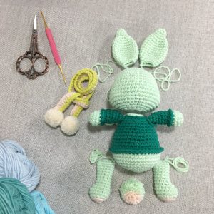 crochet bunny free pattern 8