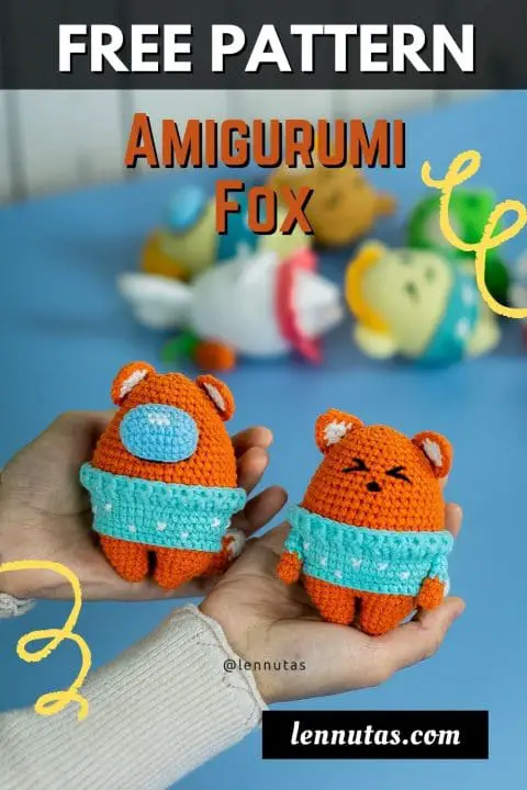 fox crochet pattern free pinterest