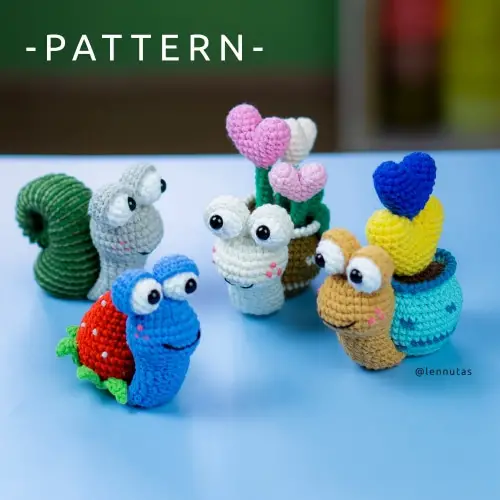 snail crochet pattern