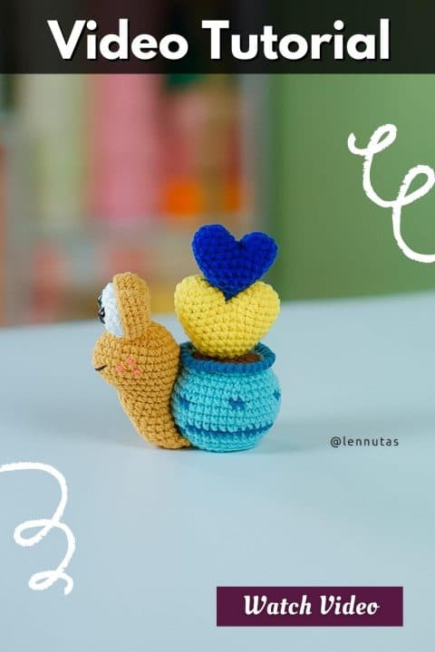 snail crochet pattern