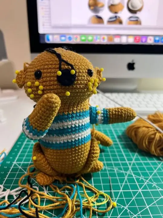 dabbing animal tester 2 Fun Ideas for Crocheting Amigurumi: Dabbing Animals