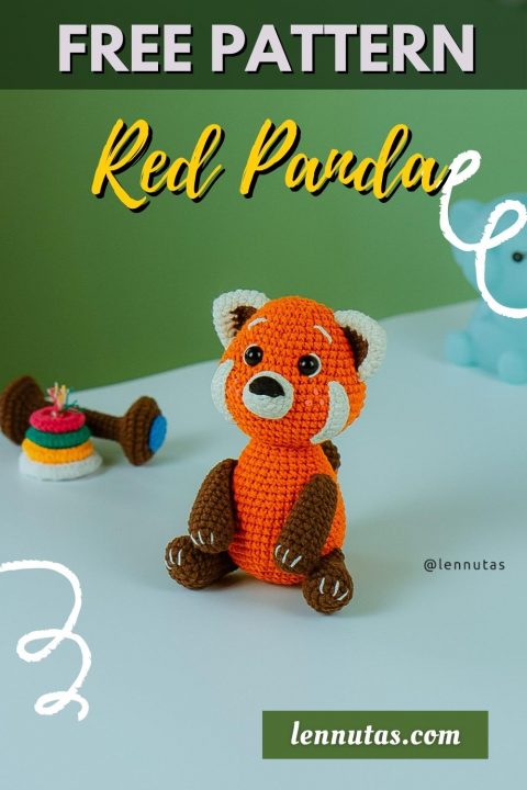 crochet red panda free pattern