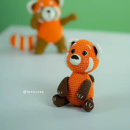 red panda crochet pattern