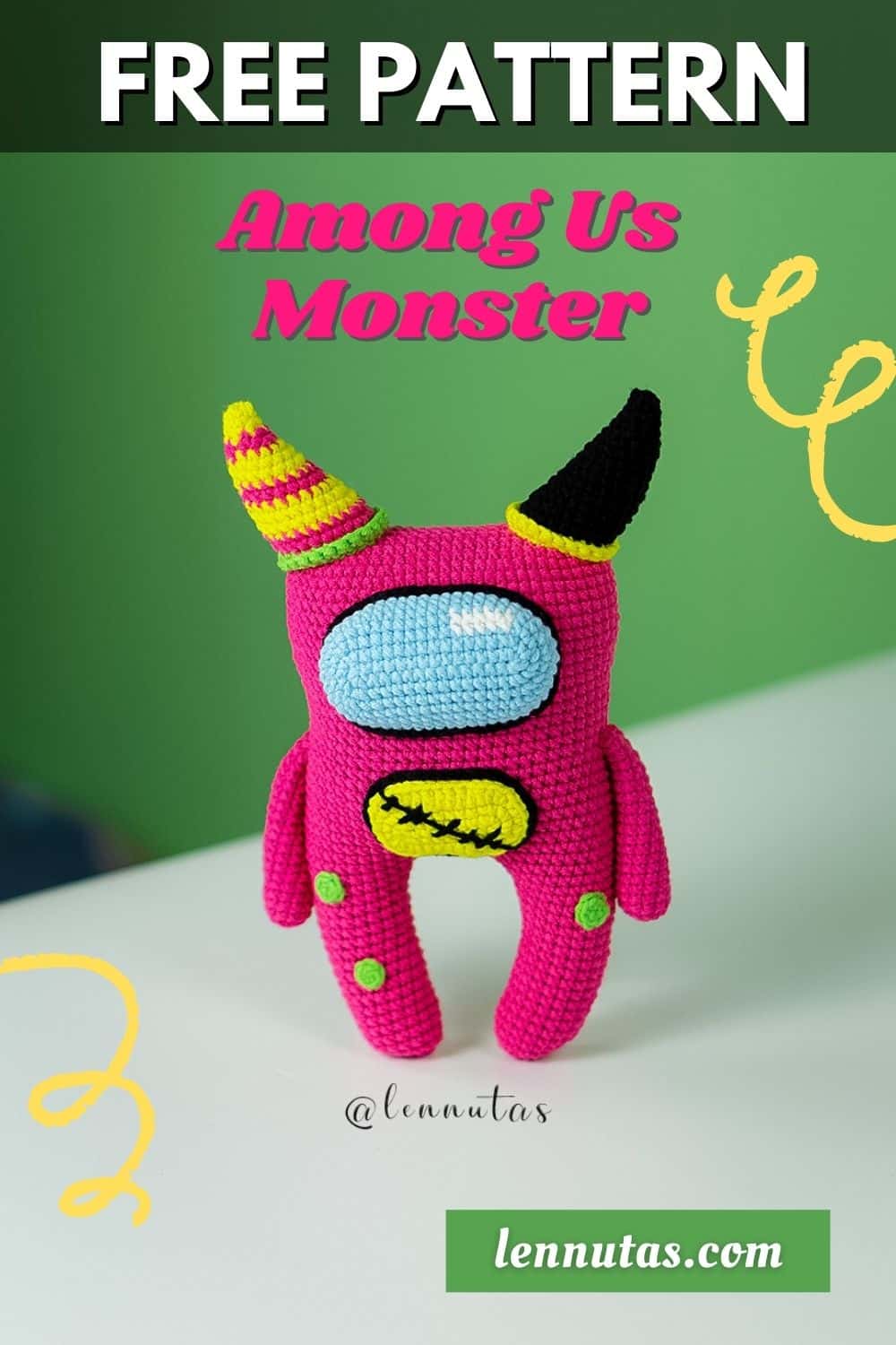 Among Us Monster Crochet Pattern Free Lennutas