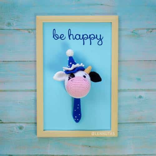 cow head toy s 2S How To Make Wall Hanging with Cute Amigurumi Animals