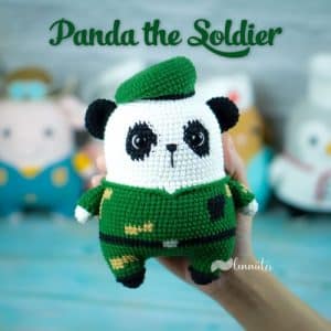 panda 2S Amigurumi Bear Free Pattern in Sailor Style