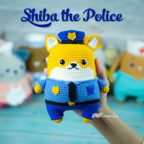 shiba 2S Amigurumi Bear Free Pattern in Sailor Style