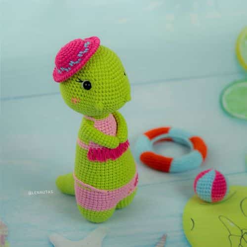 crochet dinosaur