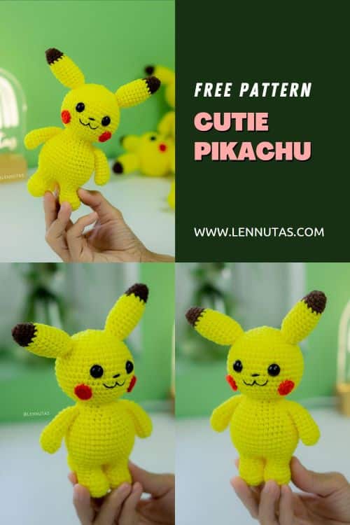 pikachu crochet pattern