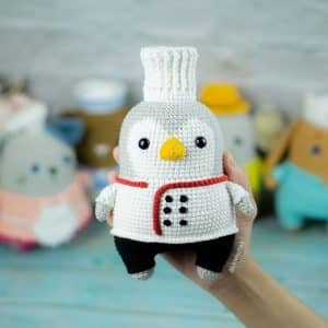 crochet penguin