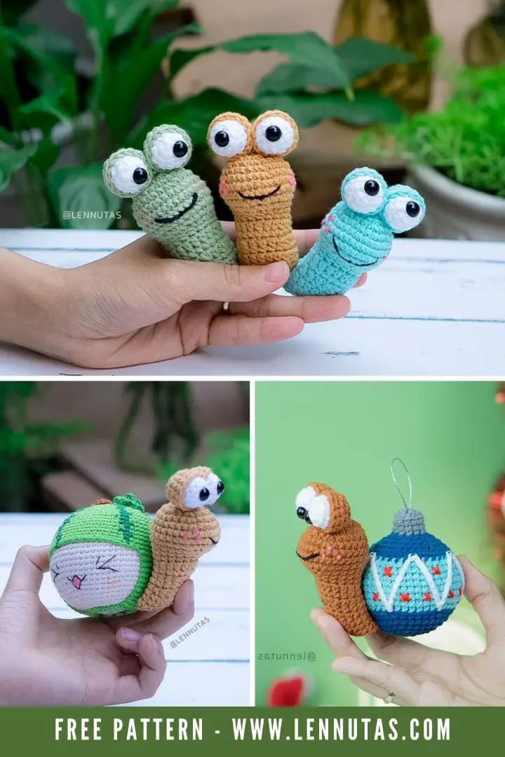 free crochet snail pattern