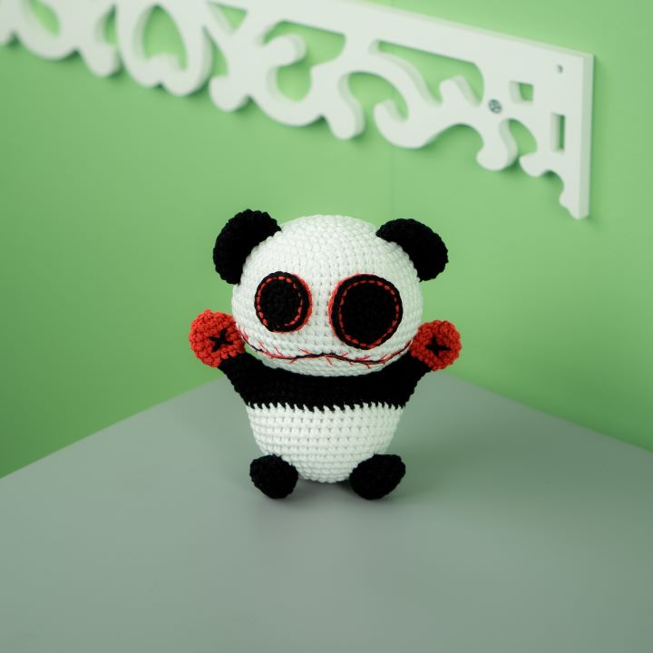 creepy3 panda toy 1BS Halloween Crochet Amigurumi Ideas 2023