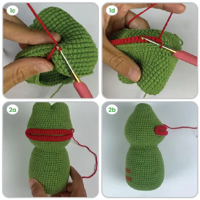 crochet Pikachu the frog