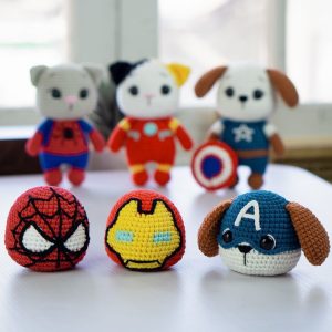 crochet spiderman free pattern