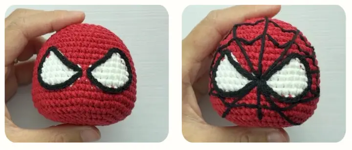 crochet spiderman