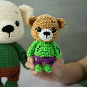 crochet teddy bear