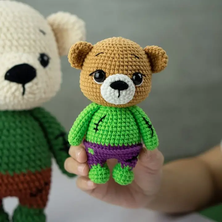 crochet teddy bear