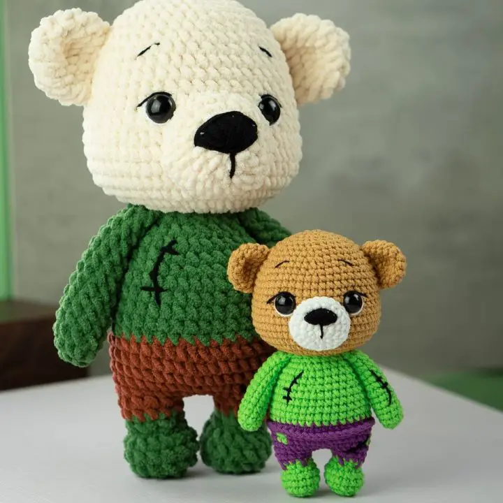 Greenforge Bear crochet teddy bear