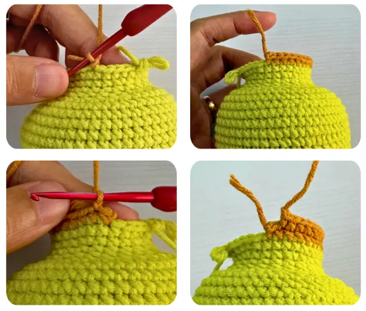 Summer Snail free snail crochet pattern