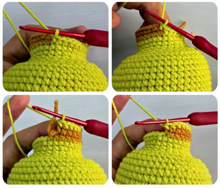 Summer Snail free snail crochet pattern